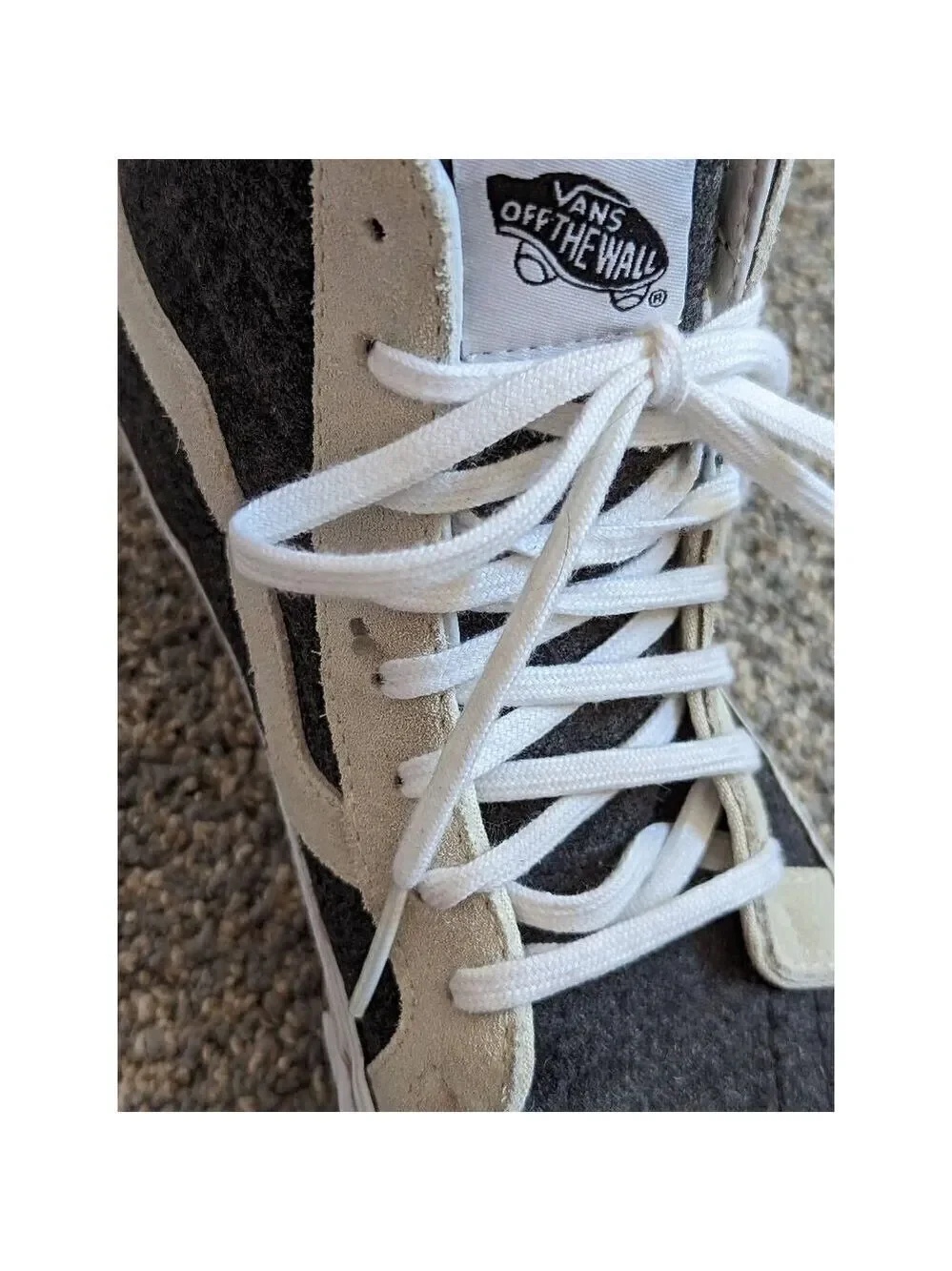 Vans Women's Black High-Cut Lace-Up Skateboard Shoes Size 8